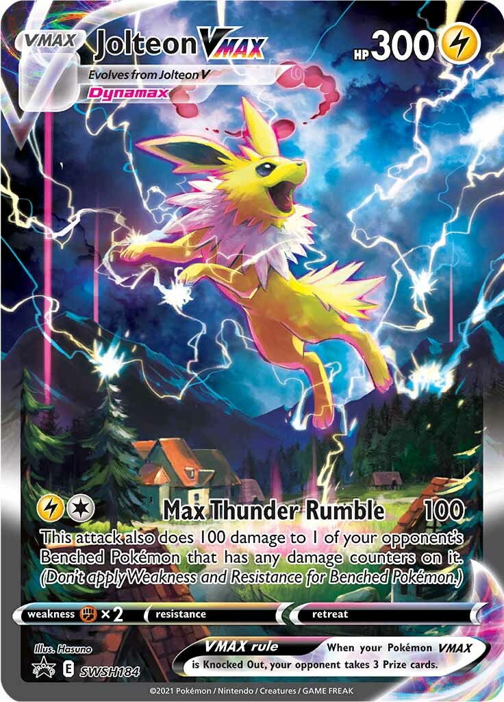 Jolteon VMAX (SWSH184) [Sword & Shield: Black Star Promos] | Gamers Paradise