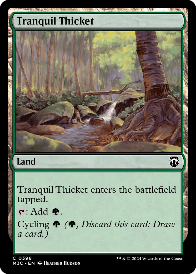 Tranquil Thicket (Ripple Foil) [Modern Horizons 3 Commander] | Gamers Paradise