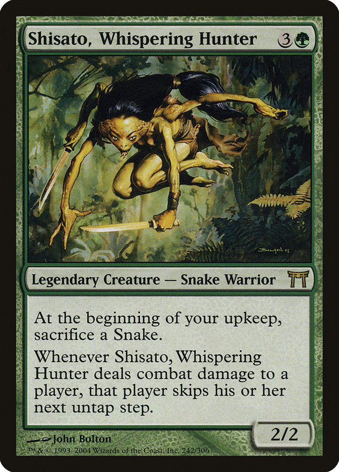 Shisato, Whispering Hunter [Champions of Kamigawa] | Gamers Paradise