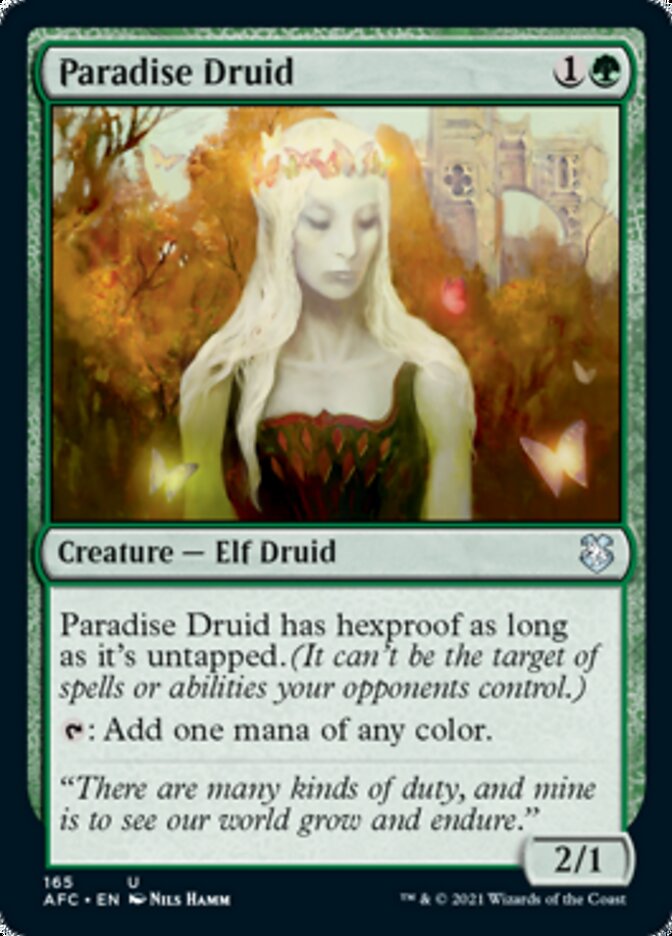 Paradise Druid [Dungeons & Dragons: Adventures in the Forgotten Realms Commander] | Gamers Paradise