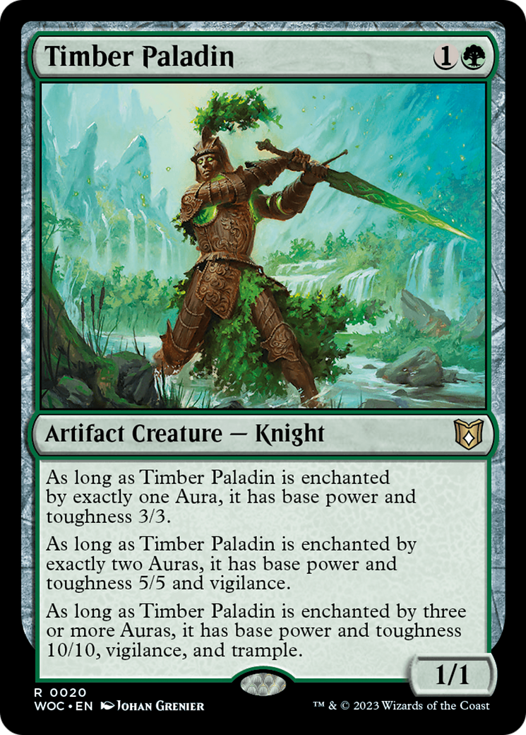 Timber Paladin [Wilds of Eldraine Commander] | Gamers Paradise