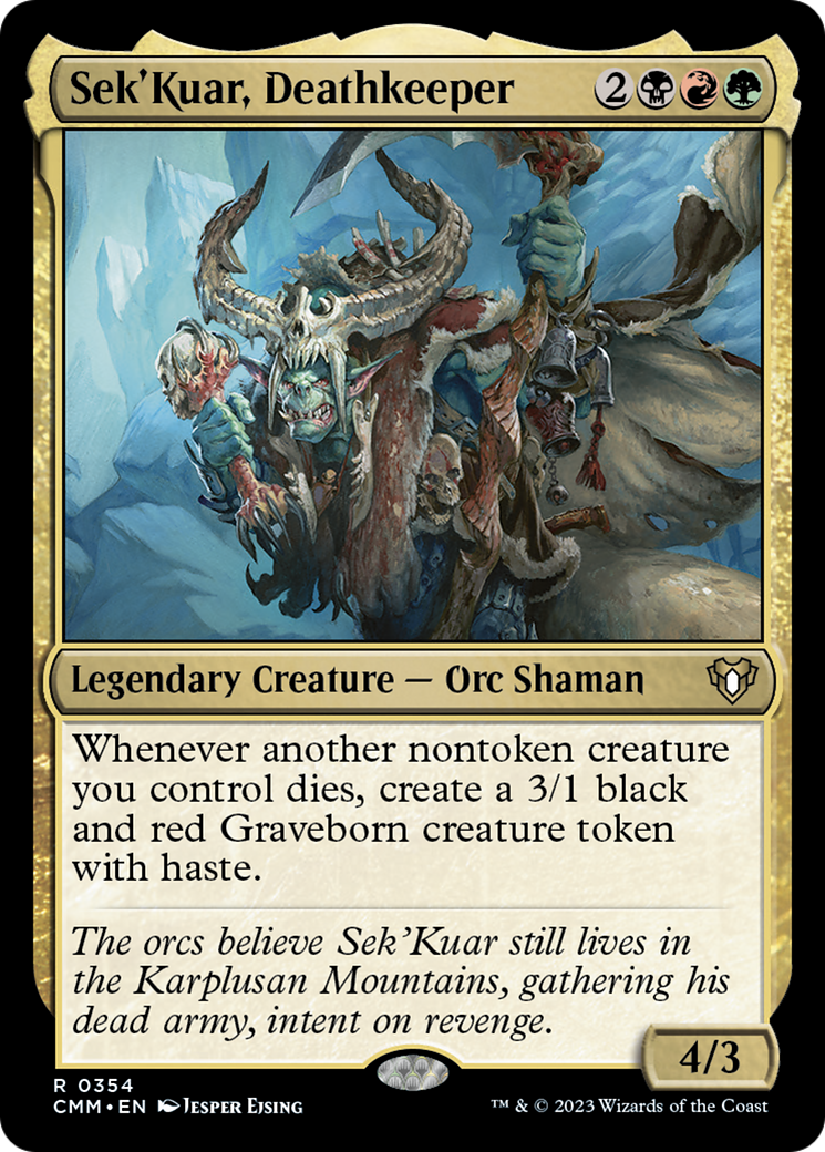 Sek'Kuar, Deathkeeper [Commander Masters] | Gamers Paradise