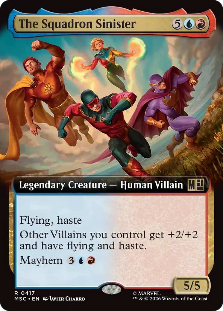 The Squadron Sinister (Extended Art) [Marvel Super Heroes Commander] | Gamers Paradise