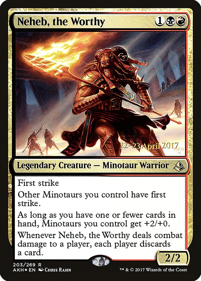 Neheb, the Worthy [Amonkhet Prerelease Promos] | Gamers Paradise