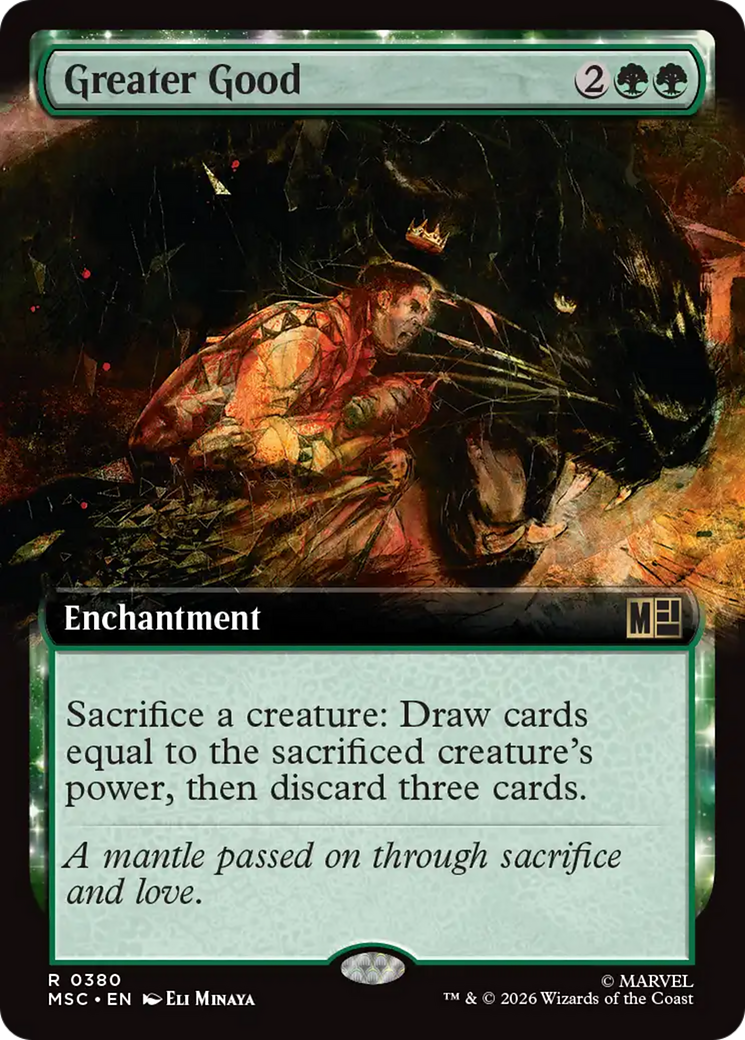 Greater Good (Extended Art) [Marvel Super Heroes Commander] | Gamers Paradise
