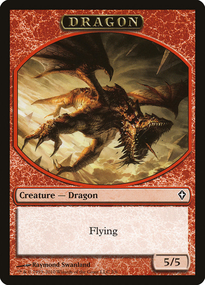Dragon Token [Worldwake Tokens] | Gamers Paradise