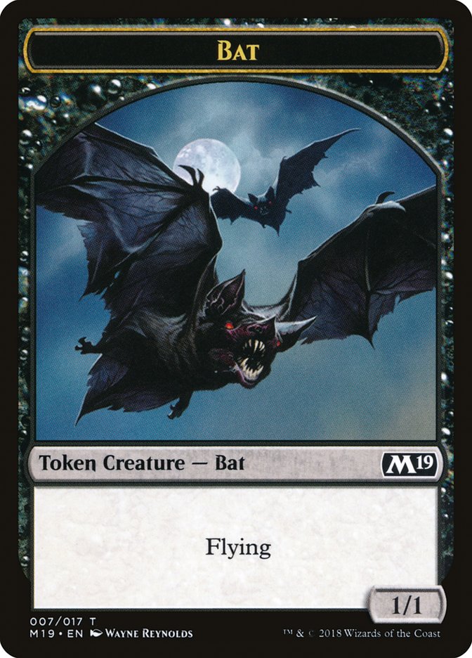 Bat Token [Core Set 2019 Tokens] | Gamers Paradise