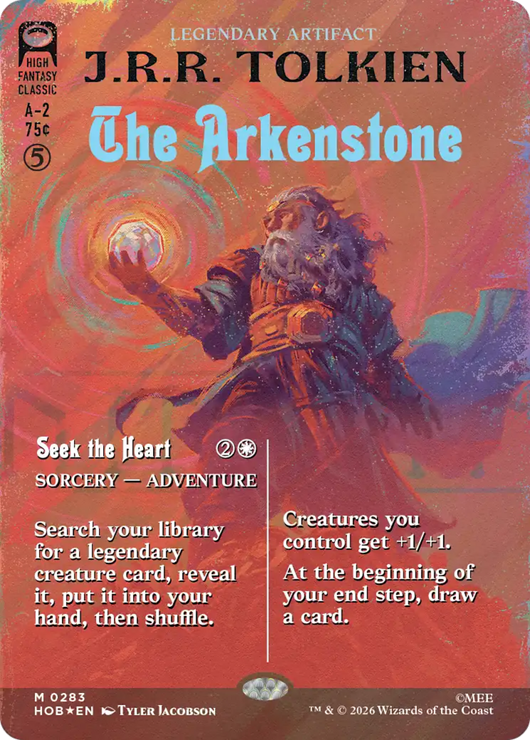 The Arkenstone (Borderless) (Surge Foil) [The Hobbit] | Gamers Paradise