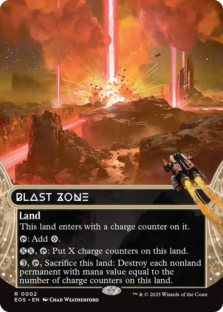 Blast Zone (0002) (Borderless) [Edge of Eternities: Stellar Sights] | Gamers Paradise