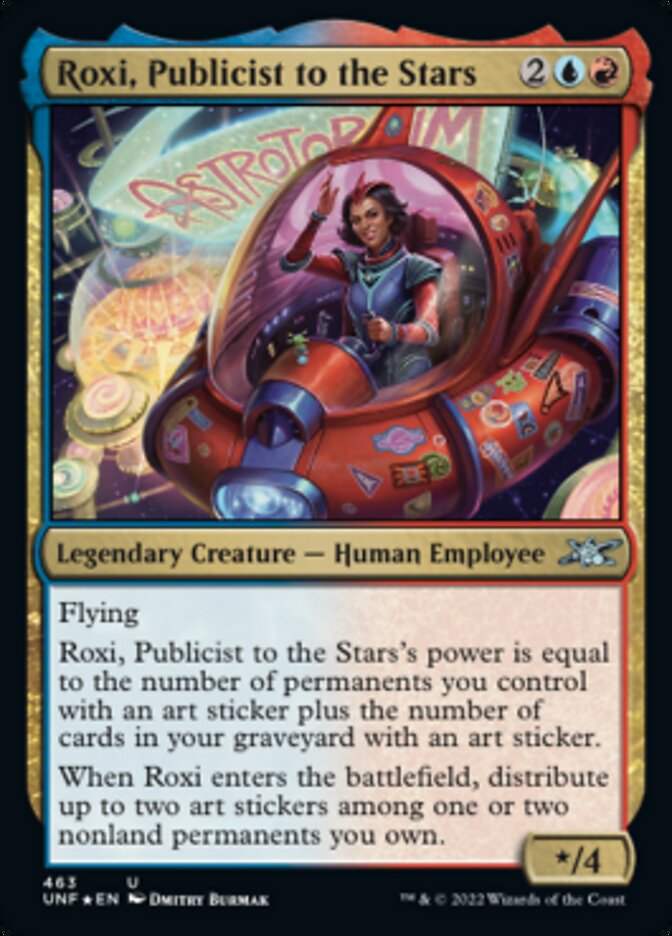 Roxi, Publicist to the Stars (Galaxy Foil) [Unfinity] | Gamers Paradise