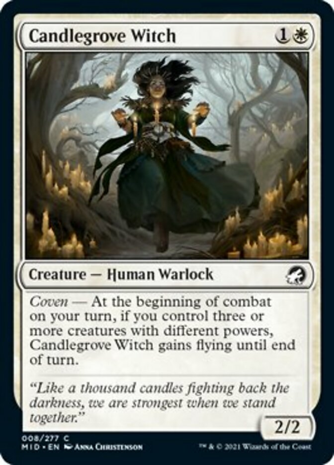 Candlegrove Witch [Innistrad: Midnight Hunt] | Gamers Paradise