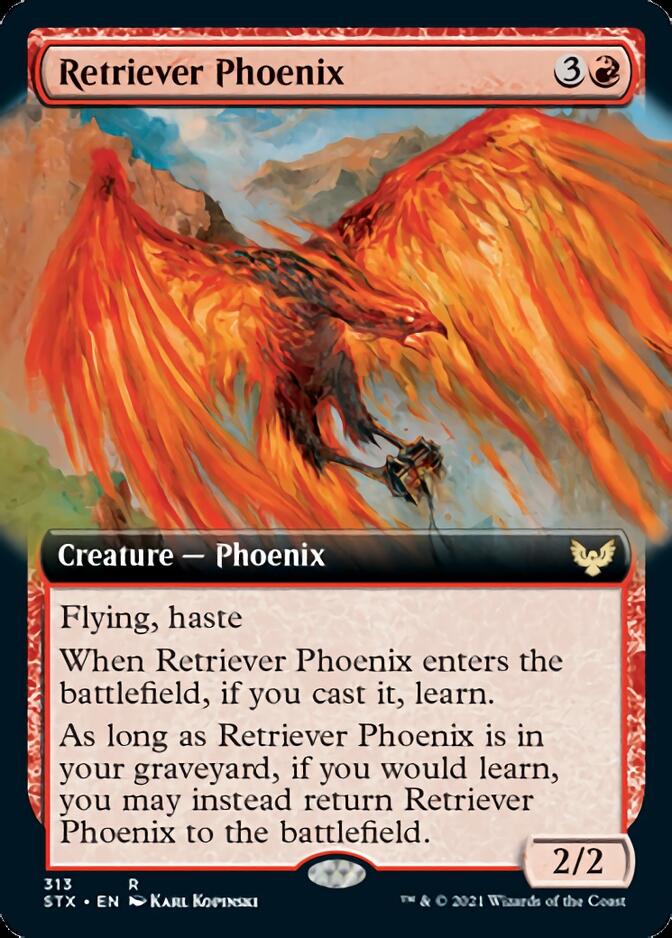 Retriever Phoenix (Extended Art) [Strixhaven: School of Mages] | Gamers Paradise