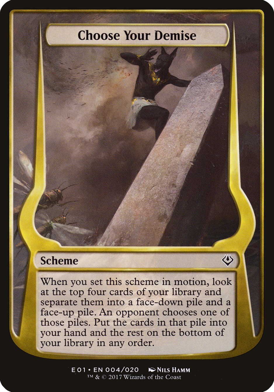 Choose Your Demise (Schemes) [Archenemy: Nicol Bolas Schemes] | Gamers Paradise