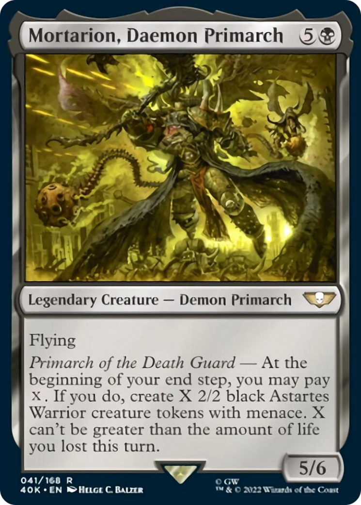 Mortarion, Daemon Primarch (Surge Foil) [Warhammer 40,000] | Gamers Paradise