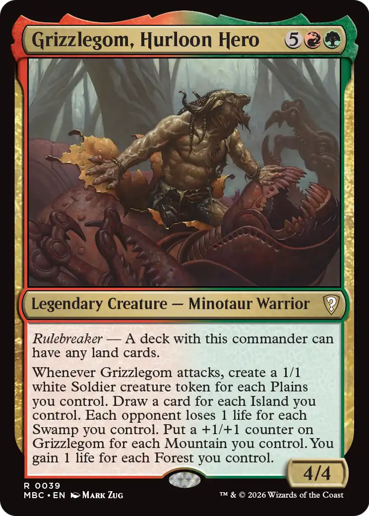 Grizzlegom, Hurloon Hero [Mystery Booster: Commander Edition] | Gamers Paradise