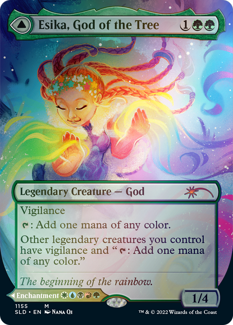 Esika, God of the Tree // The Prismatic Bridge (Borderless) [Secret Lair: From Cute to Brute] | Gamers Paradise