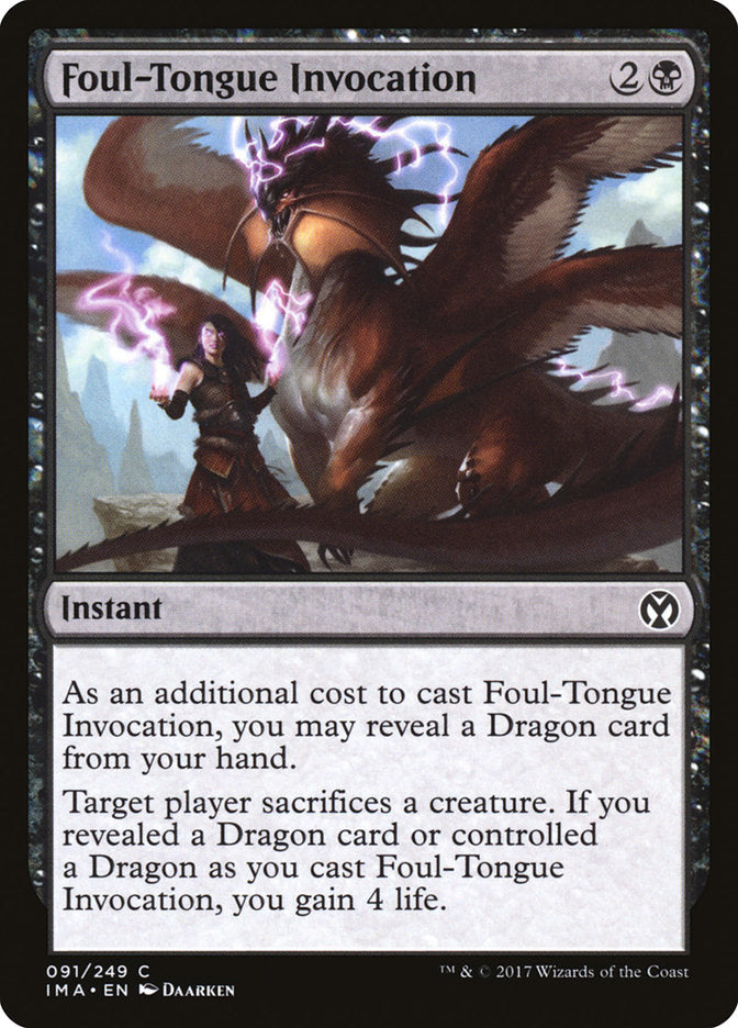 Foul-Tongue Invocation [Iconic Masters] | Gamers Paradise