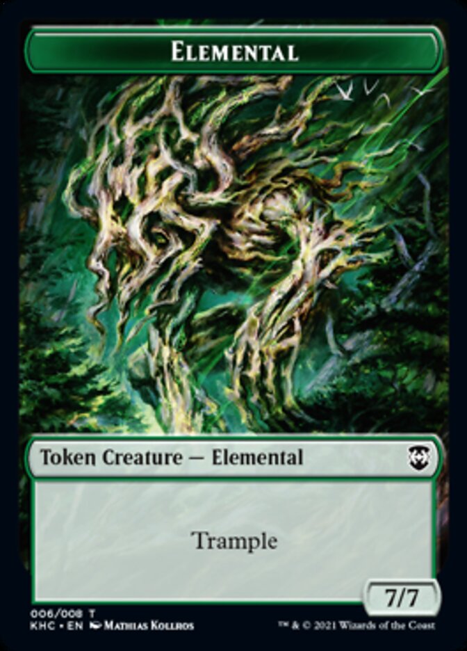Elemental Token [Kaldheim Commander Tokens] | Gamers Paradise