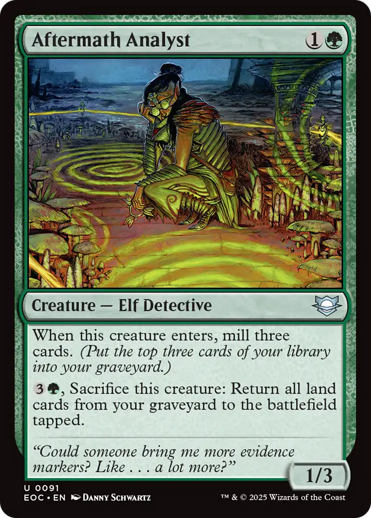 Aftermath Analyst [Edge of Eternities Commander] | Gamers Paradise