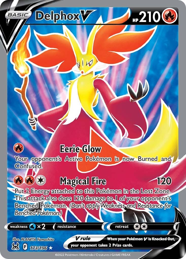 Delphox V (173/196) [Sword & Shield: Lost Origin] | Gamers Paradise