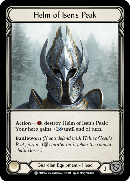Helm of Isen's Peak [OLD004] (Tales of Aria Oldhim Blitz Deck)  1st Edition Normal | Gamers Paradise