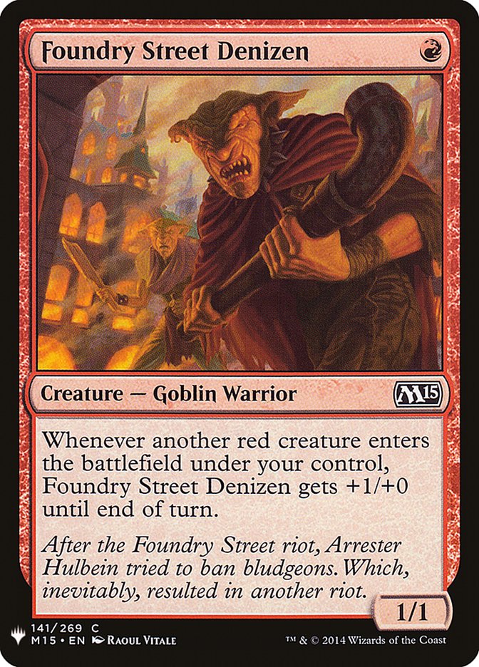 Foundry Street Denizen [Mystery Booster] | Gamers Paradise