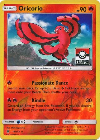 Oricorio (14/145) (League Promo) [Sun & Moon: Guardians Rising] | Gamers Paradise