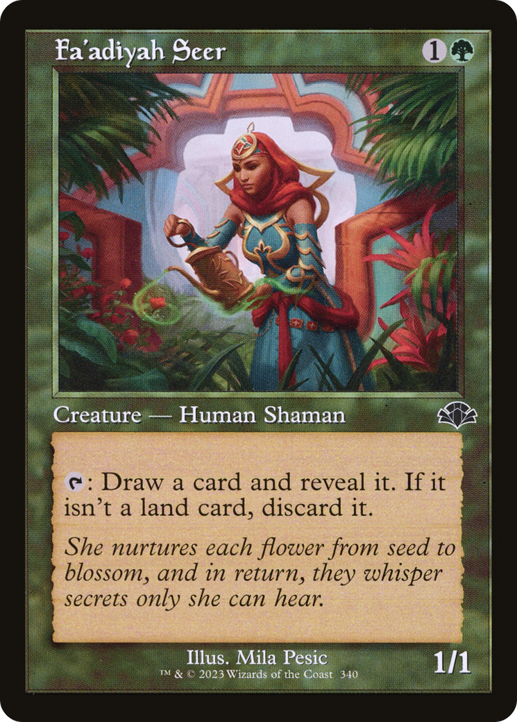 Fa'adiyah Seer (Retro) [Dominaria Remastered] | Gamers Paradise