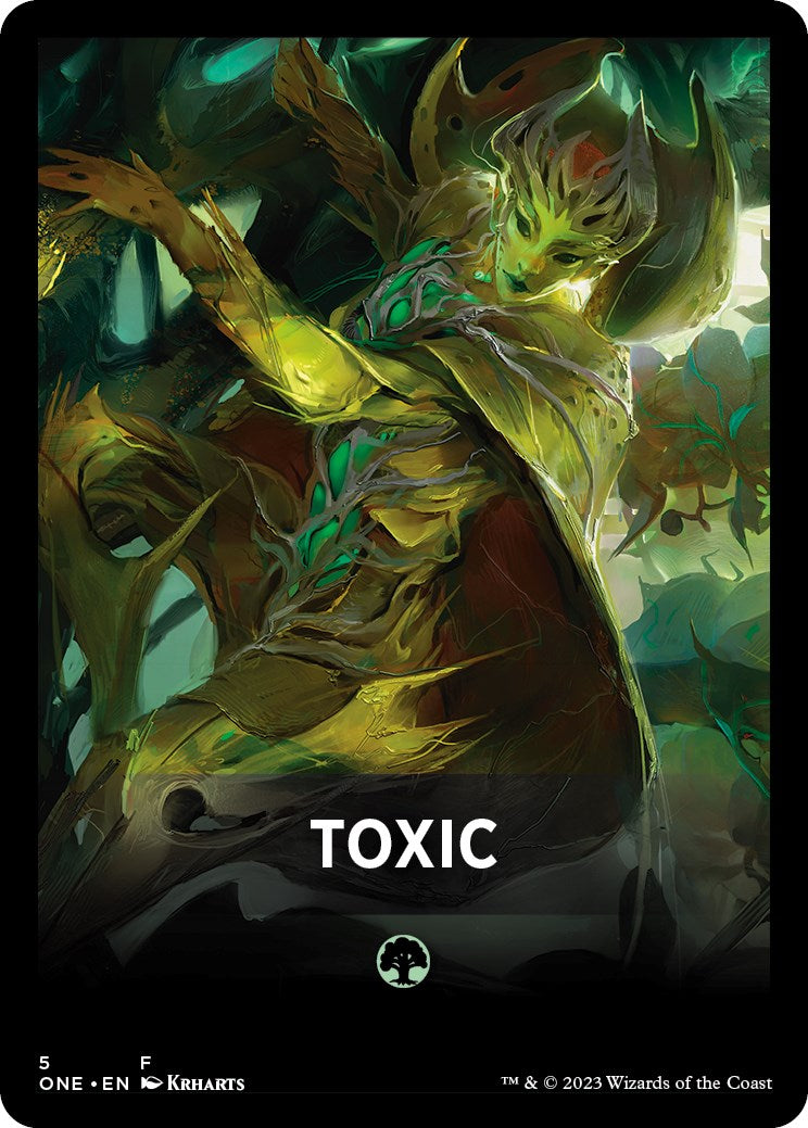 Toxic Theme Card [Phyrexia: All Will Be One Tokens] | Gamers Paradise