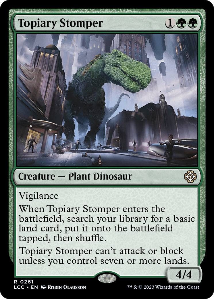 Topiary Stomper [The Lost Caverns of Ixalan Commander] | Gamers Paradise