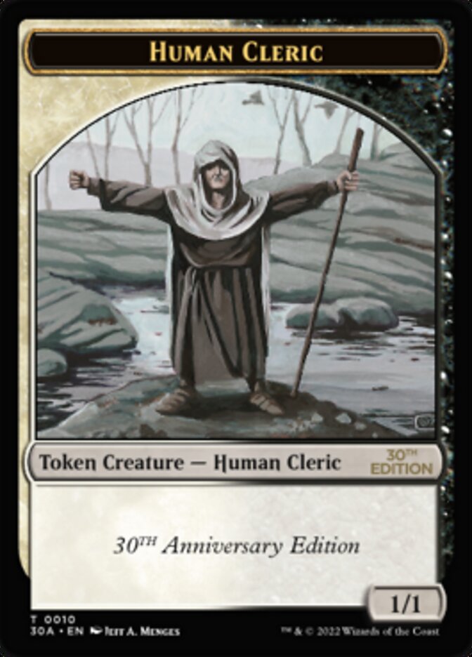 Human Cleric Token [30th Anniversary Tokens] | Gamers Paradise
