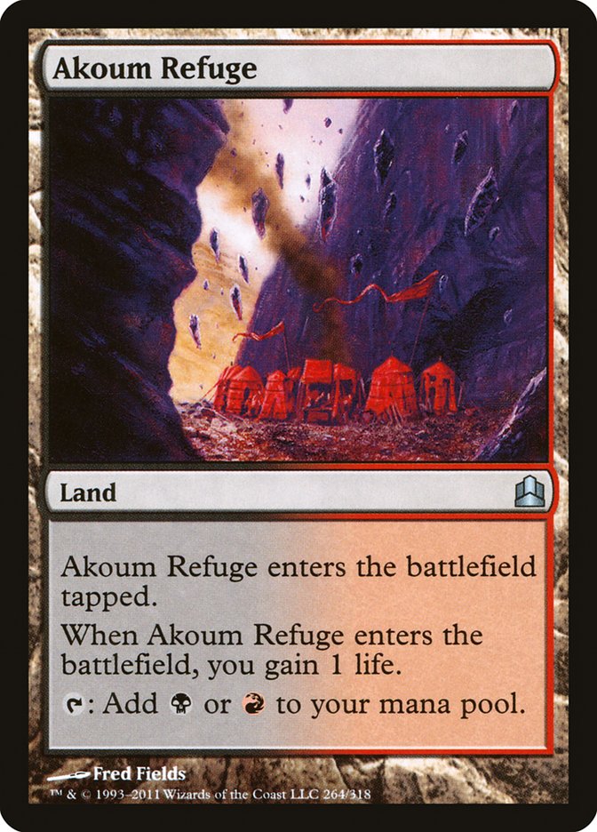 Akoum Refuge [Commander 2011] | Gamers Paradise