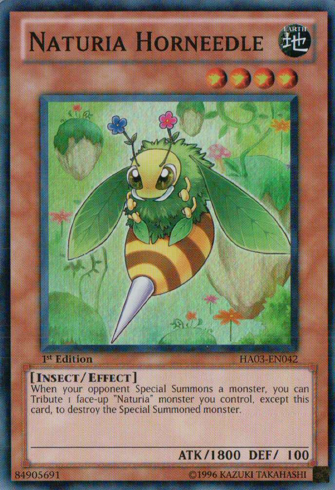 Naturia Horneedle [HA03-EN042] Super Rare | Gamers Paradise