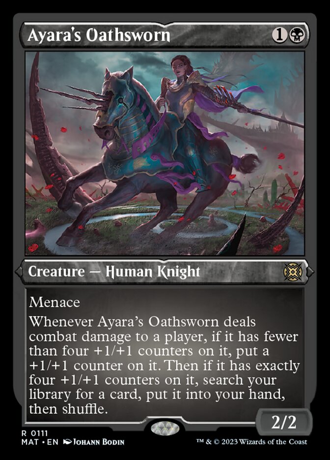 Ayara's Oathsworn (Foil Etched) [March of the Machine: The Aftermath] | Gamers Paradise