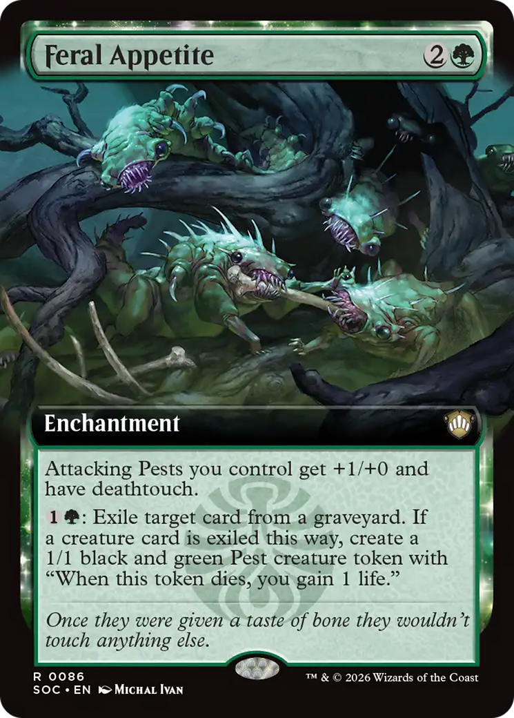 Feral Appetite (Extended Art) [Secrets of Strixhaven Commander] | Gamers Paradise