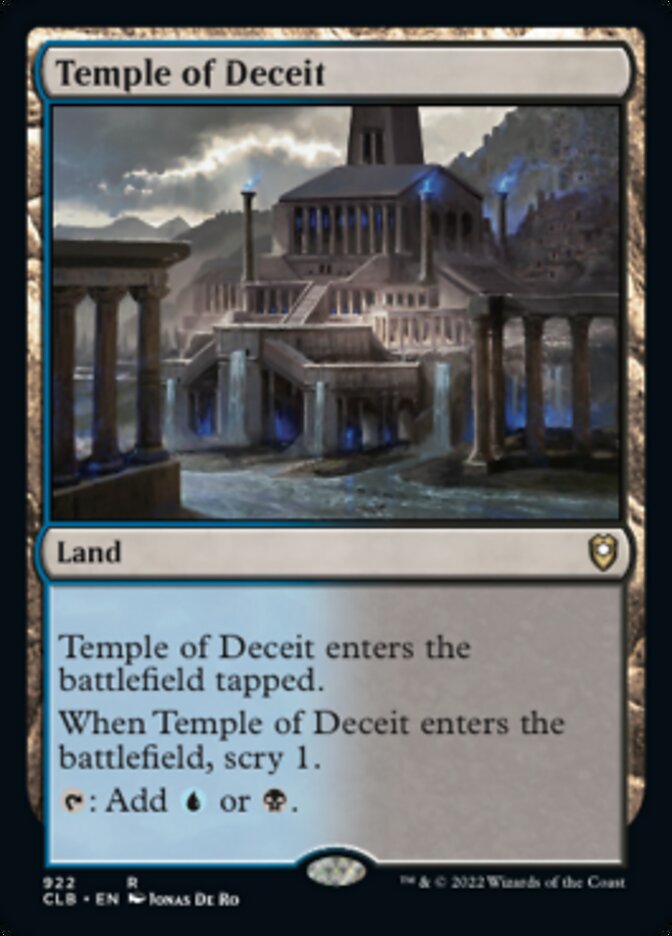 Temple of Deceit [Commander Legends: Battle for Baldur's Gate] | Gamers Paradise