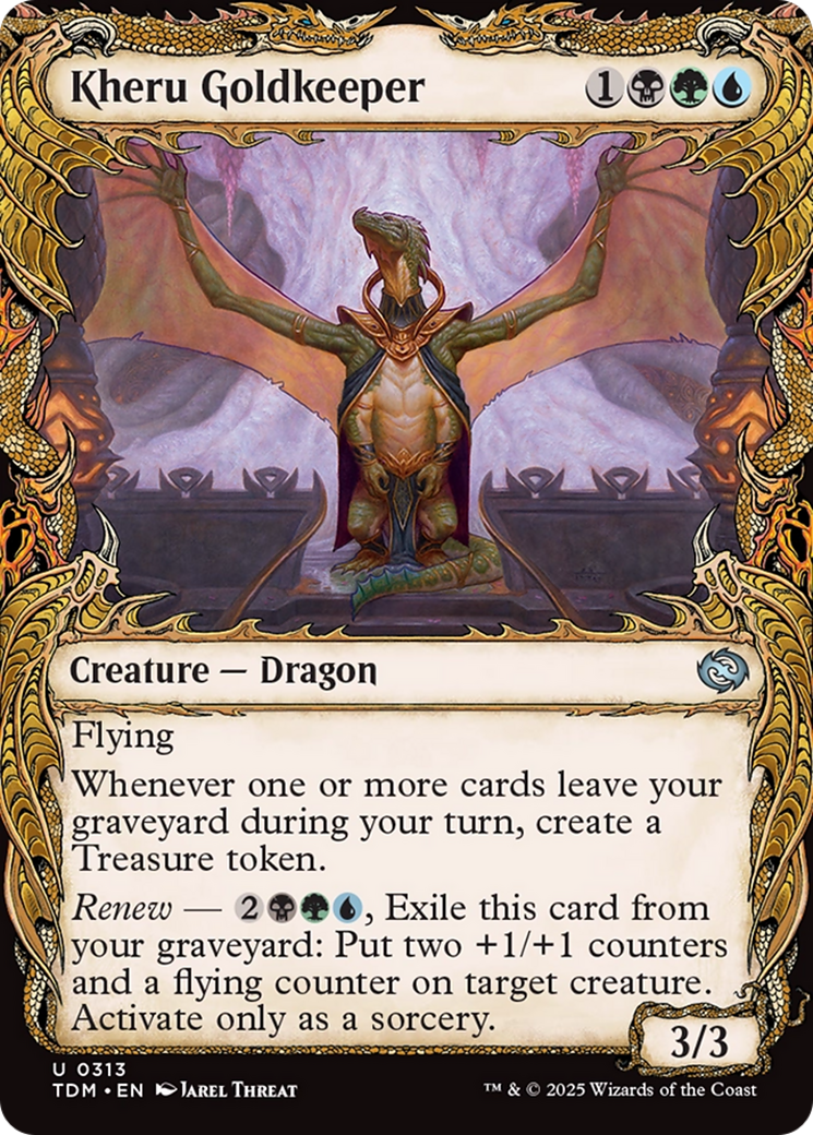 Kheru Goldkeeper (Showcase) [Tarkir: Dragonstorm] | Gamers Paradise
