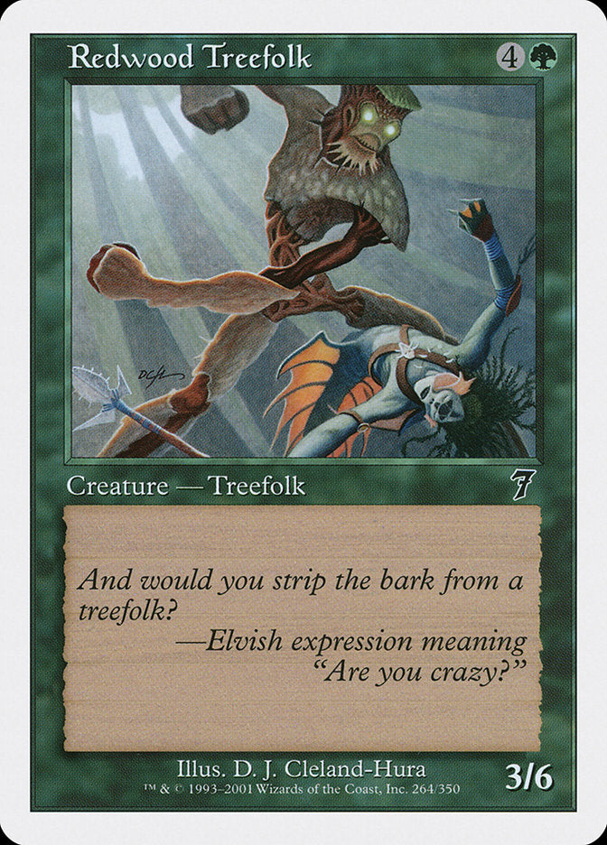 Redwood Treefolk [Seventh Edition] | Gamers Paradise