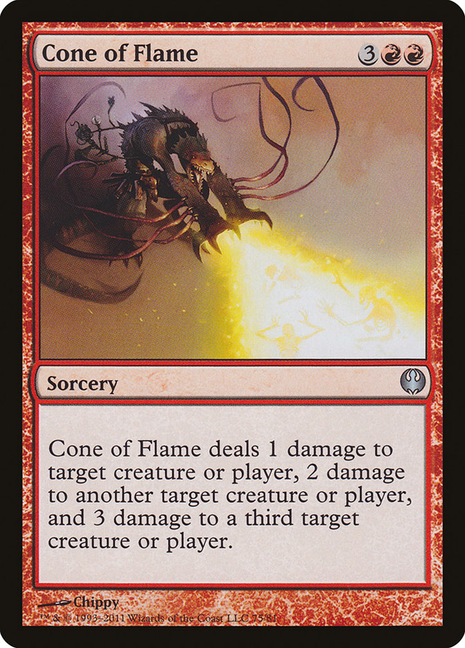 Cone of Flame [Duel Decks: Knights vs. Dragons] | Gamers Paradise