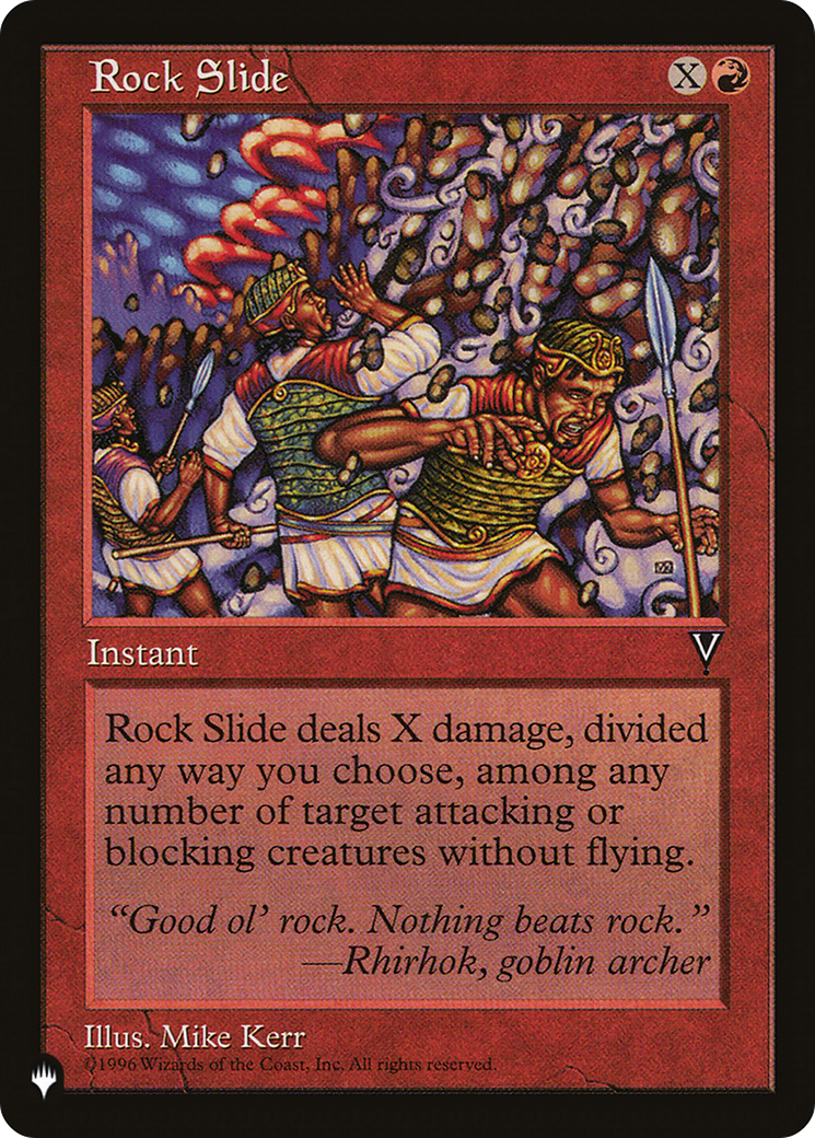 Rock Slide [The List Reprints] | Gamers Paradise