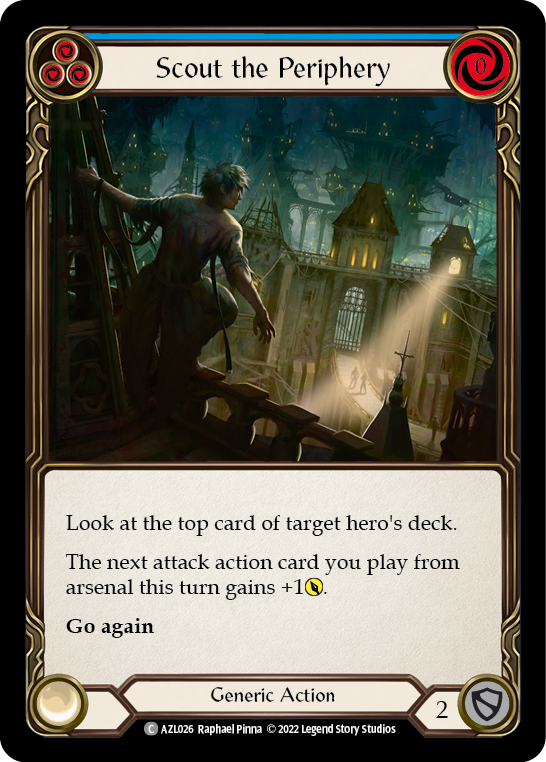Scout the Periphery (Blue) [AZL026] (Outsiders Azalea Blitz Deck) | Gamers Paradise