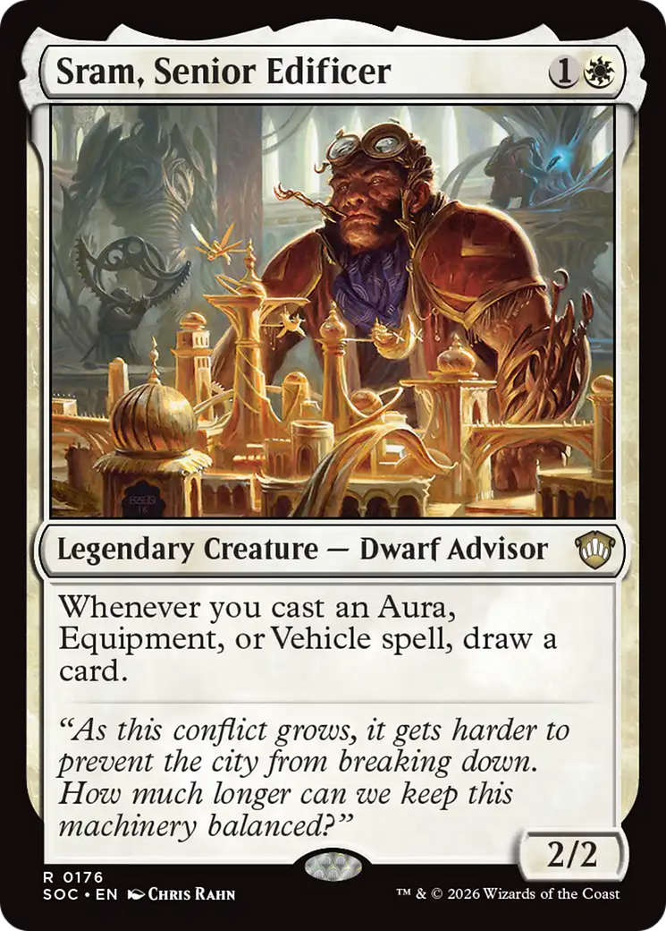 Sram, Senior Edificer [Secrets of Strixhaven Commander] | Gamers Paradise
