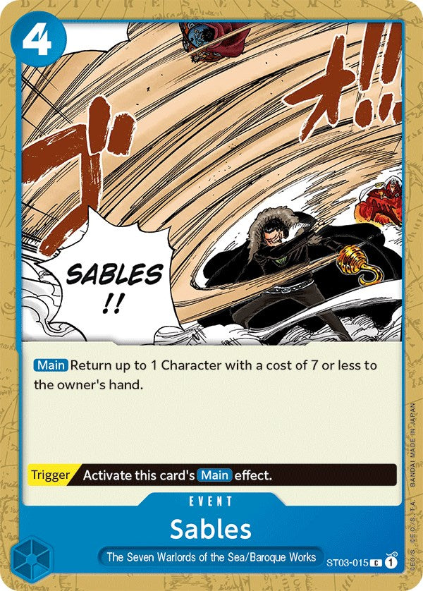 Sables [Starter Deck: The Seven Warlords of The Sea] | Gamers Paradise