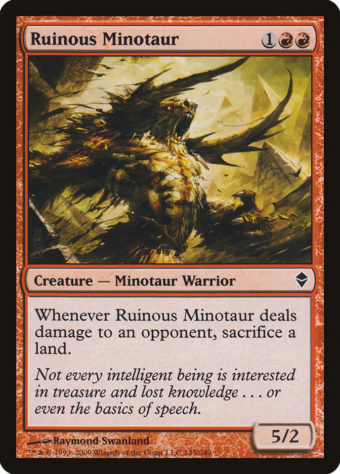 Ruinous Minotaur [Zendikar] | Gamers Paradise