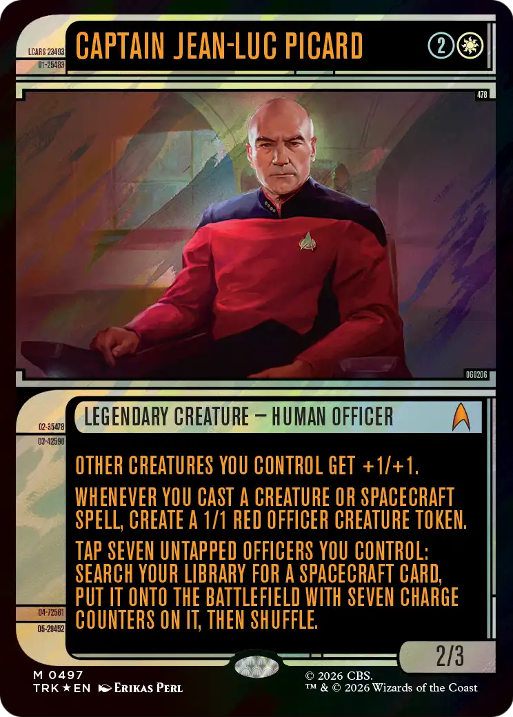 Captain Jean-Luc Picard (Showcase) (Surge Foil) [Star Trek] | Gamers Paradise