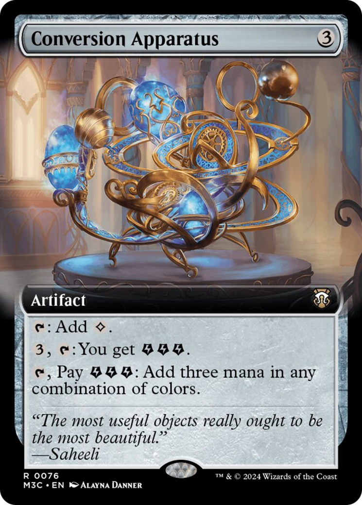 Conversion Apparatus (Extended Art) (Ripple Foil) [Modern Horizons 3 Commander] | Gamers Paradise