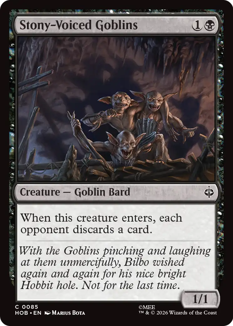 Stony-Voiced Goblins [The Hobbit] | Gamers Paradise