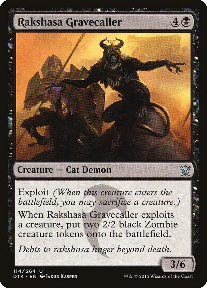 Rakshasa Gravecaller [Dragons of Tarkir] | Gamers Paradise