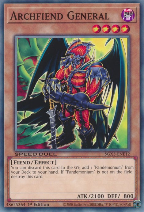 Archfiend General [SGX3-ENE12] Common | Gamers Paradise