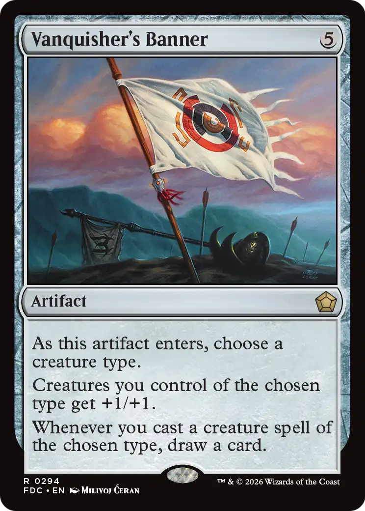 Vanquisher's Banner [Foundations Commander] | Gamers Paradise
